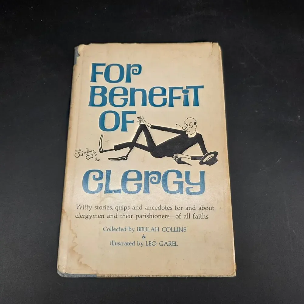 For Benefit Of Clergy Beulah Collins First Edition 1966 Illustrated Leo Garel